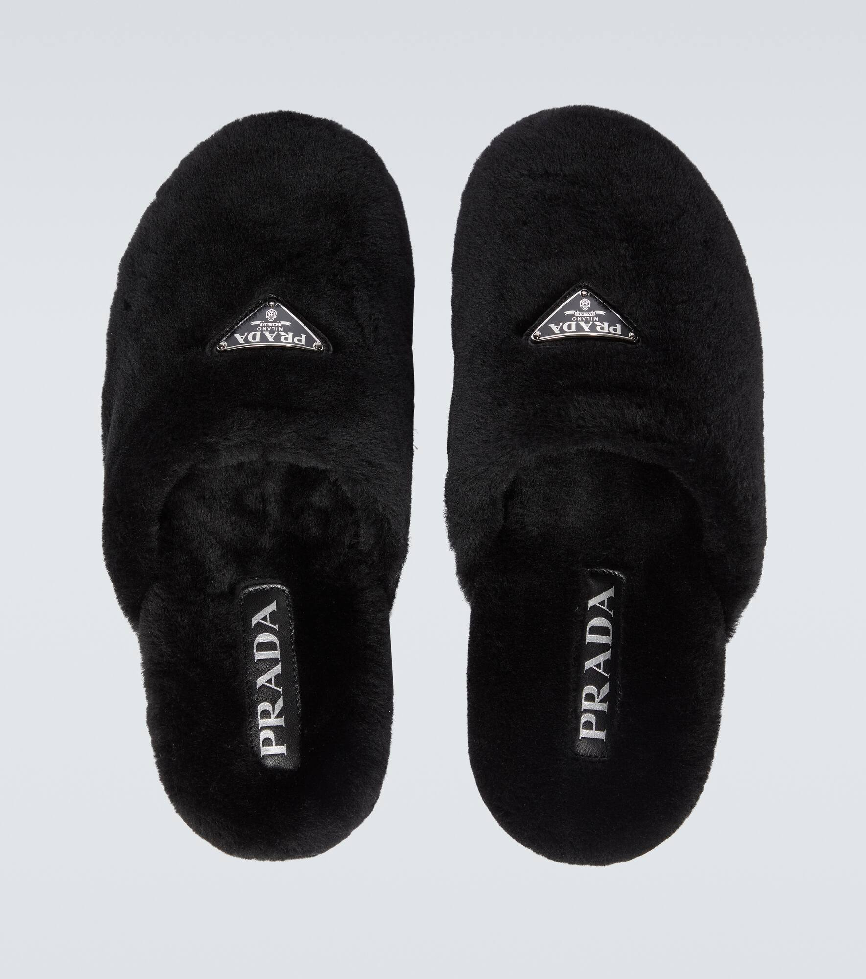 Shearling slippers - 4
