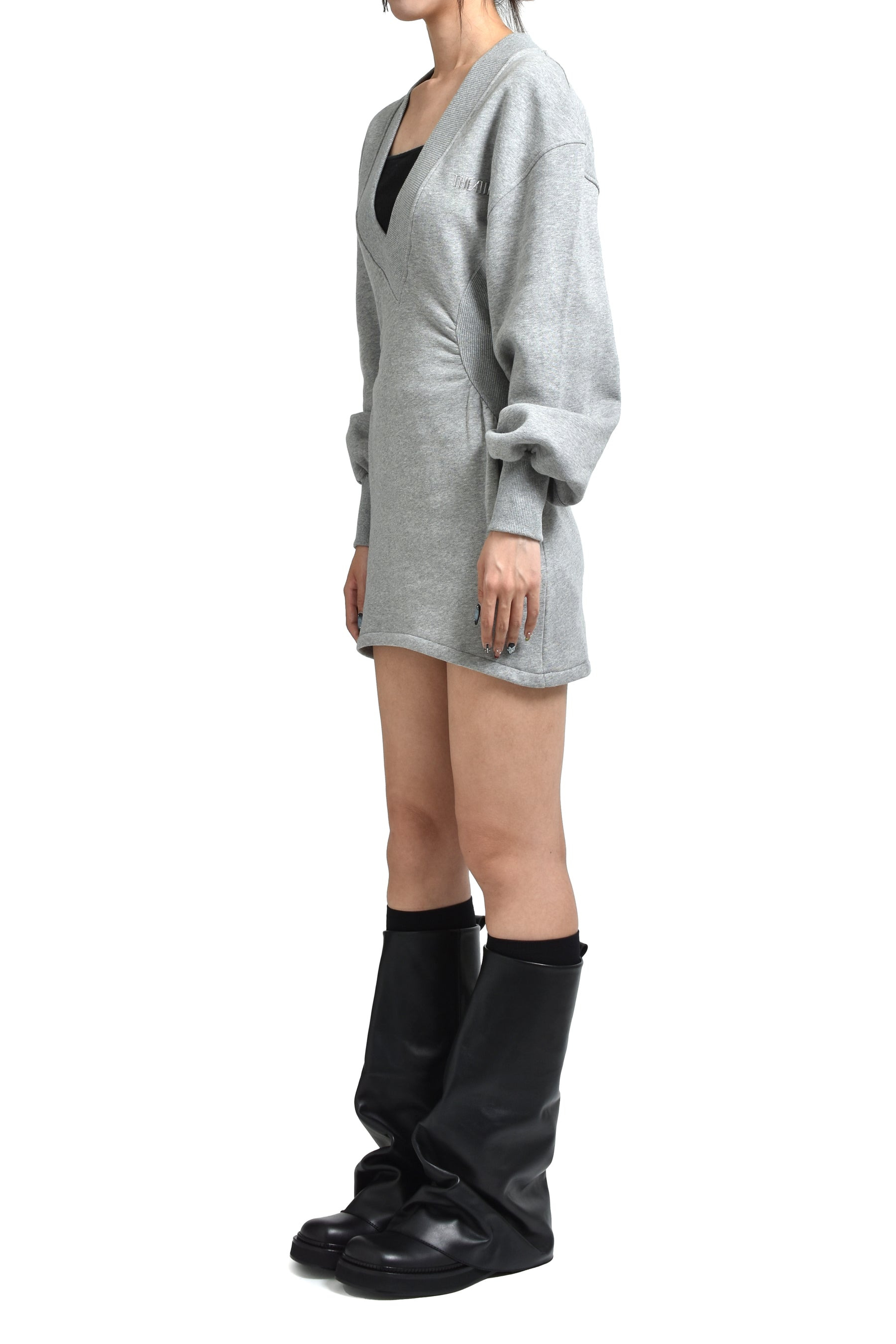 MINI DRESS / GRAY - 4