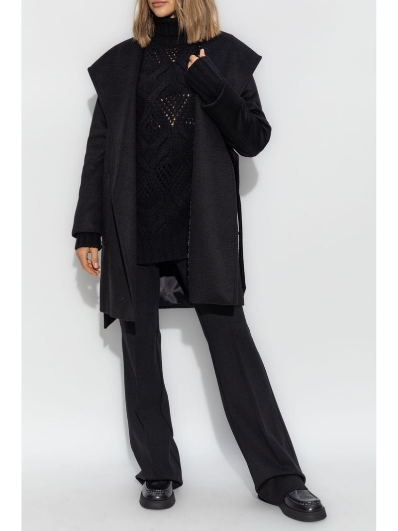 Sportmax diamond-knit maxi jumper outlook