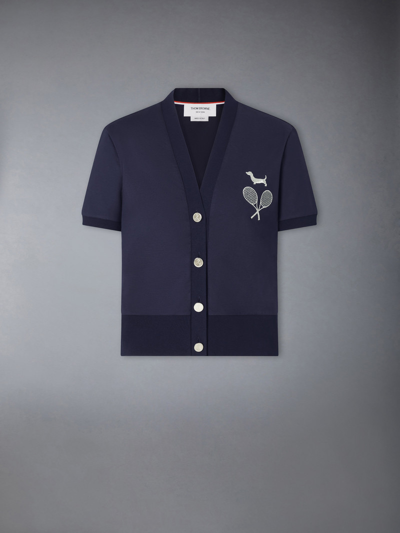 JERSEY EMBROIDERY CARDIGAN 1