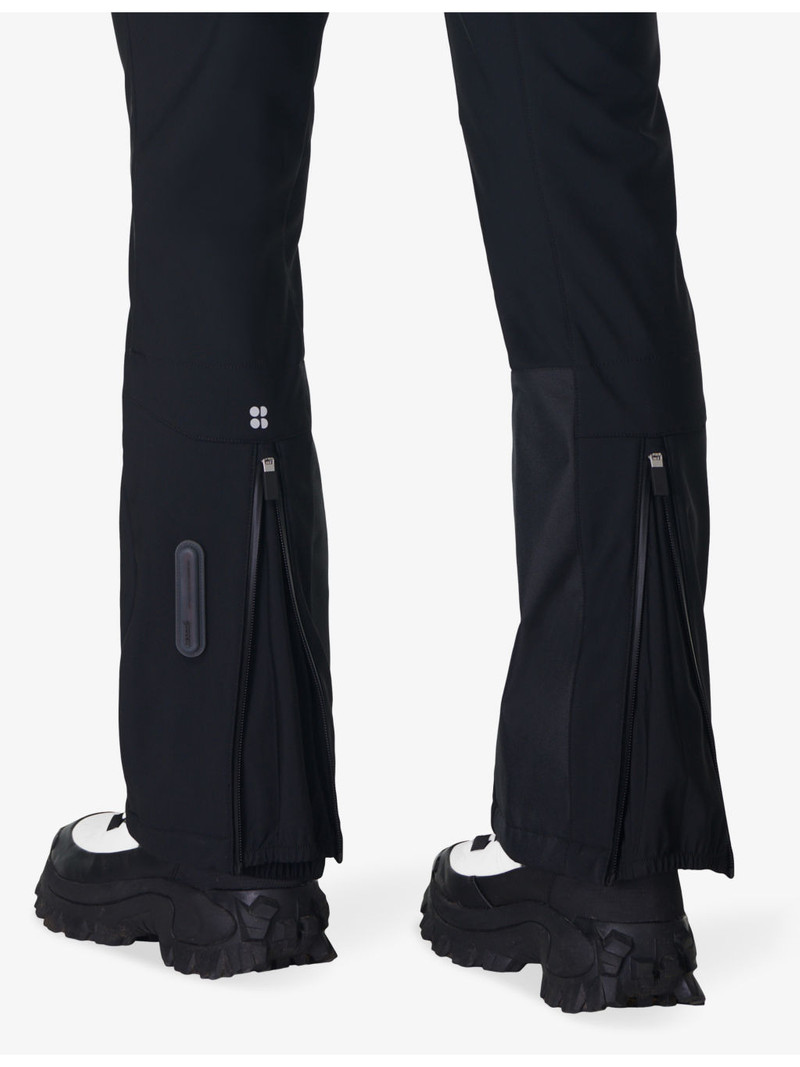 Power belted-waist high-rise shell ski trousers 5