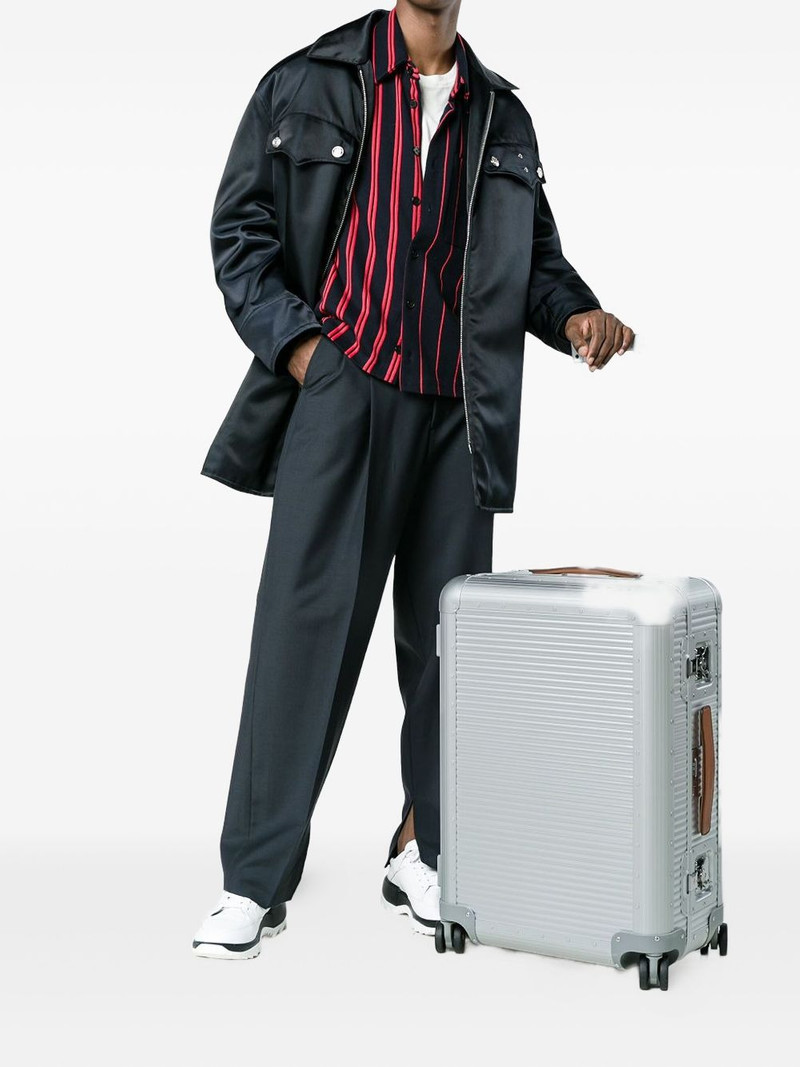 FPM Milano Metallic Silver Bank Spinner 68 Aluminium Suitcase outlook