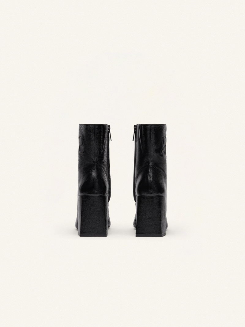 HERITAGE NAPLACK LEATHER ANKLE BOOTS 4