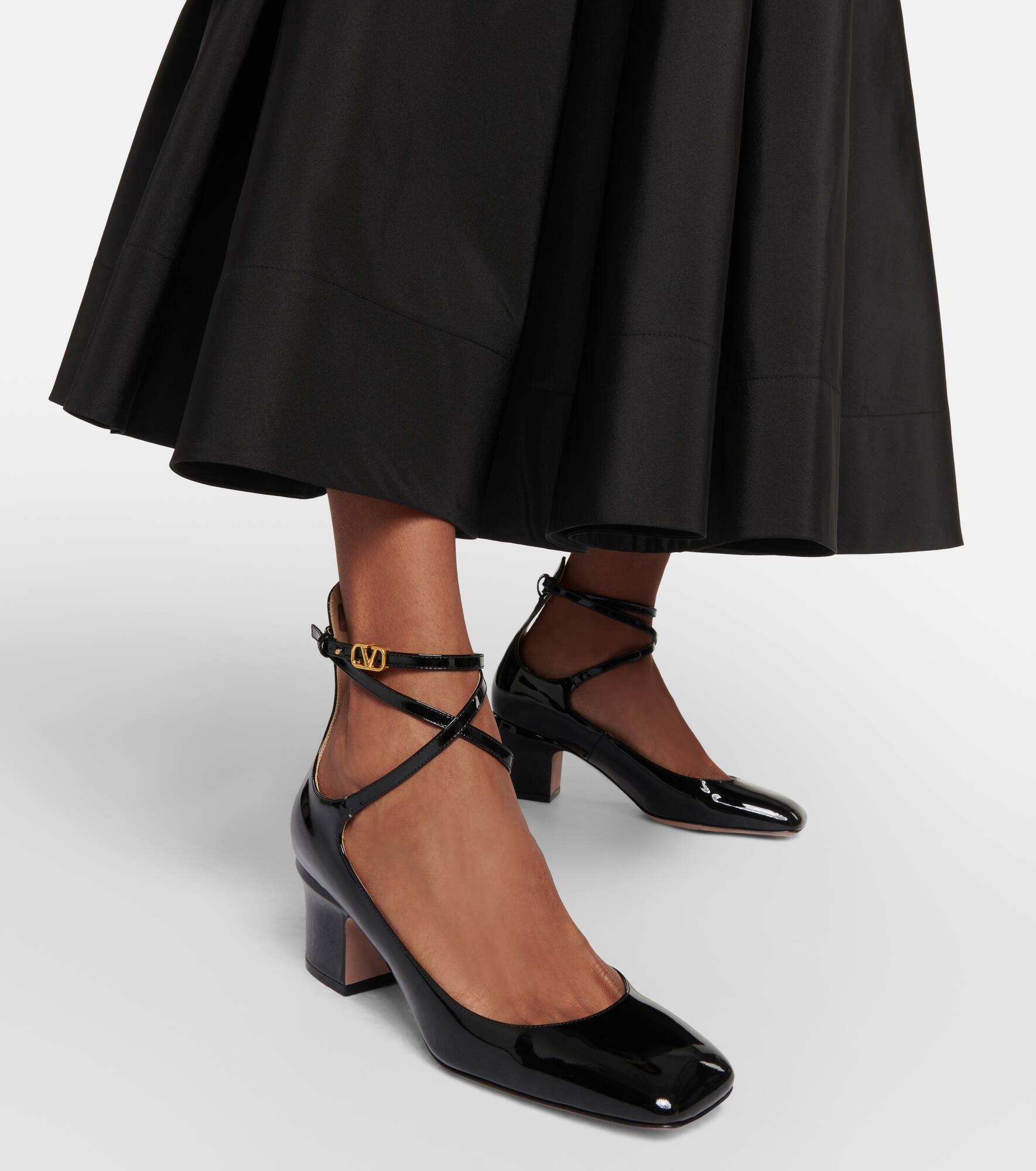 Tan-Go 60 patent leather pumps - 4