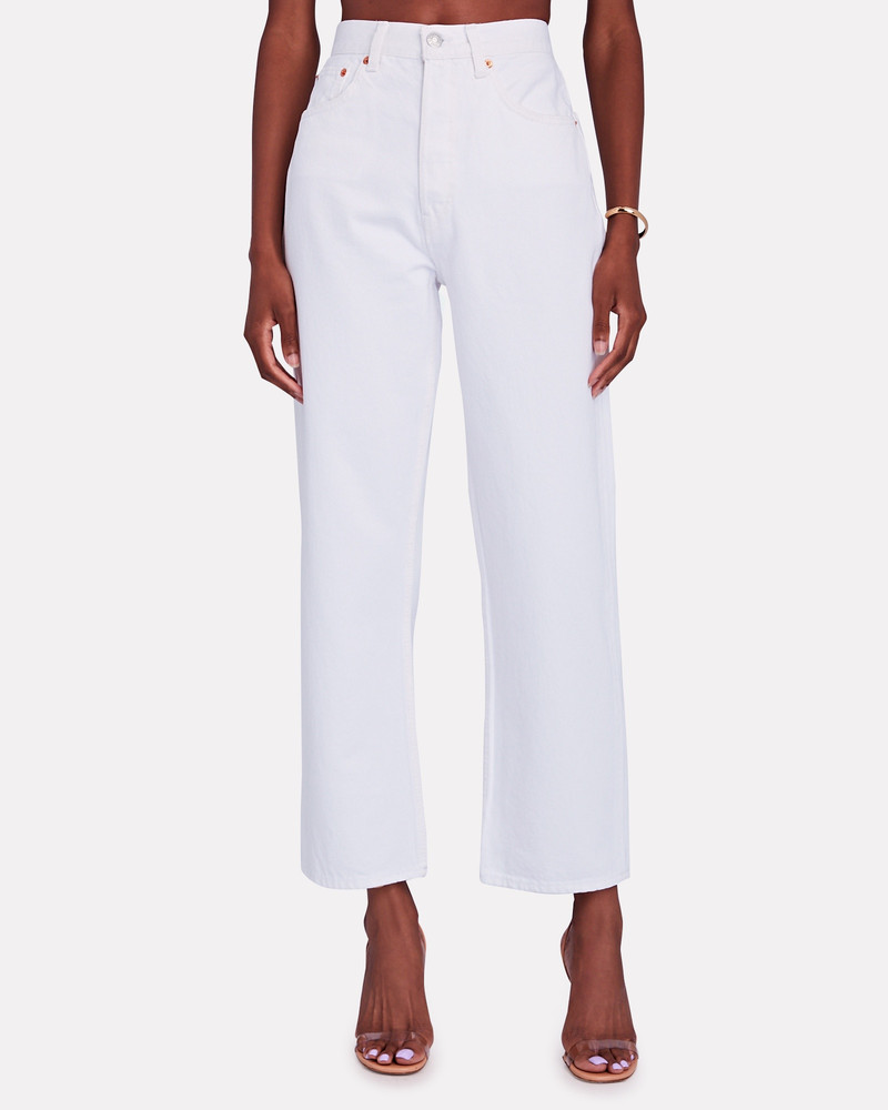 90s Crop Low Slung Straight-Leg Jeans 3