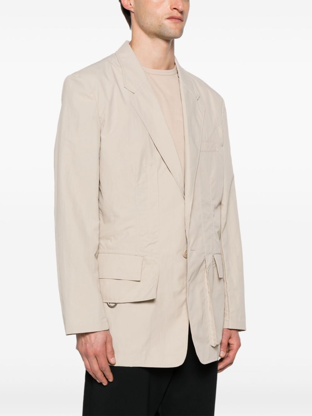 CR NYL single-breasted blazer - 4