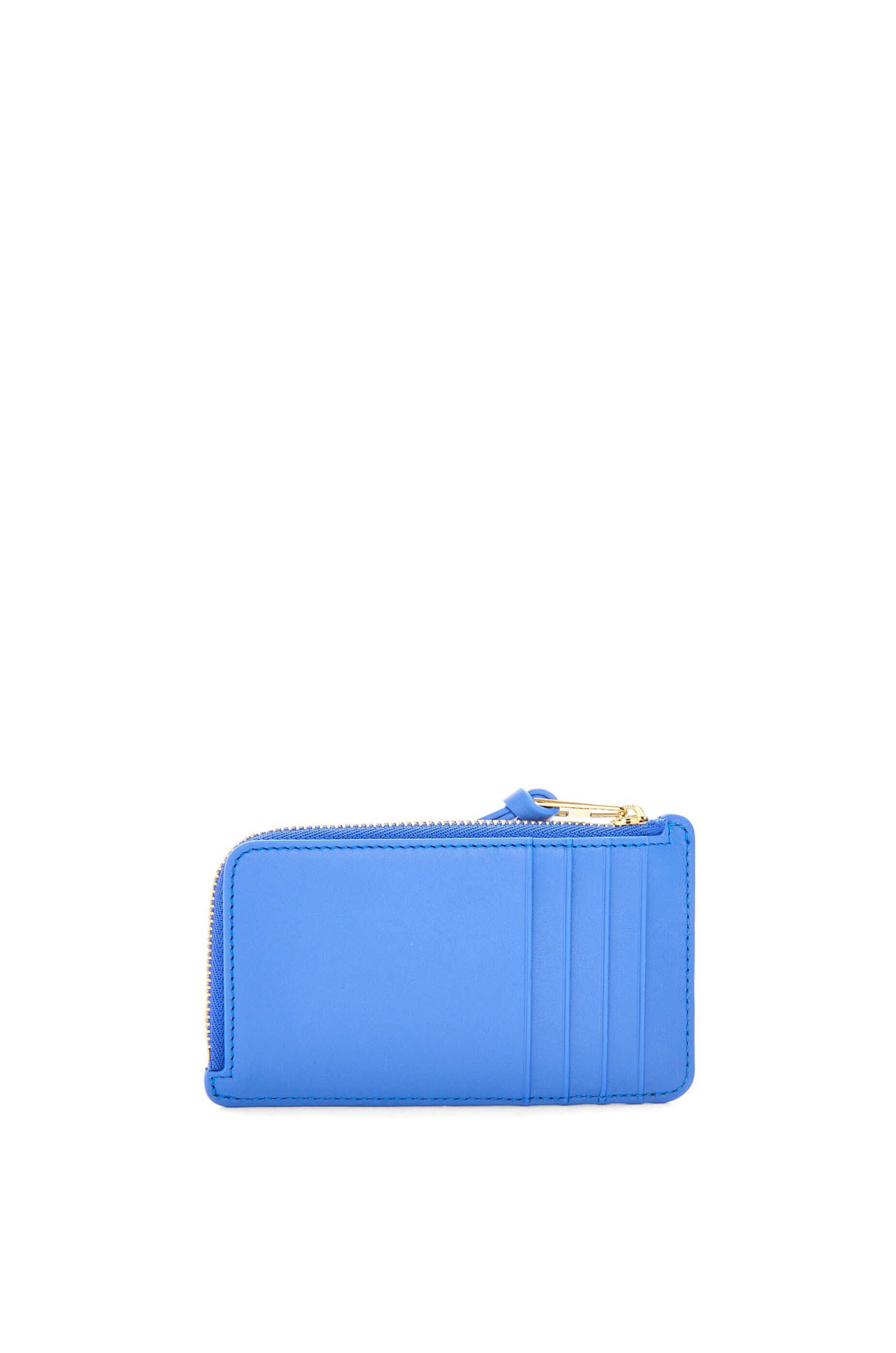 Embossed LOEWE coin cardholder in shiny nappa calfskin - 2