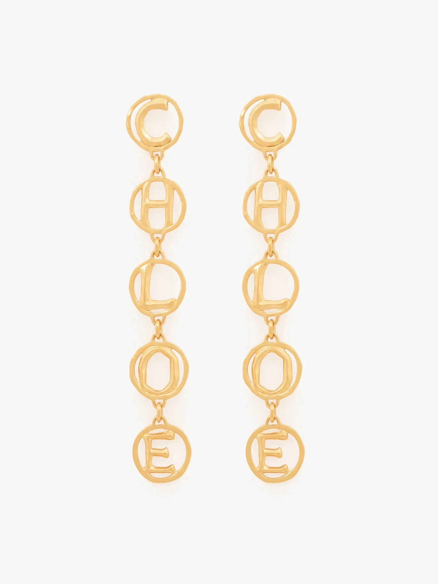 THE CHLOÉ SCRIPT EARRINGS - 1