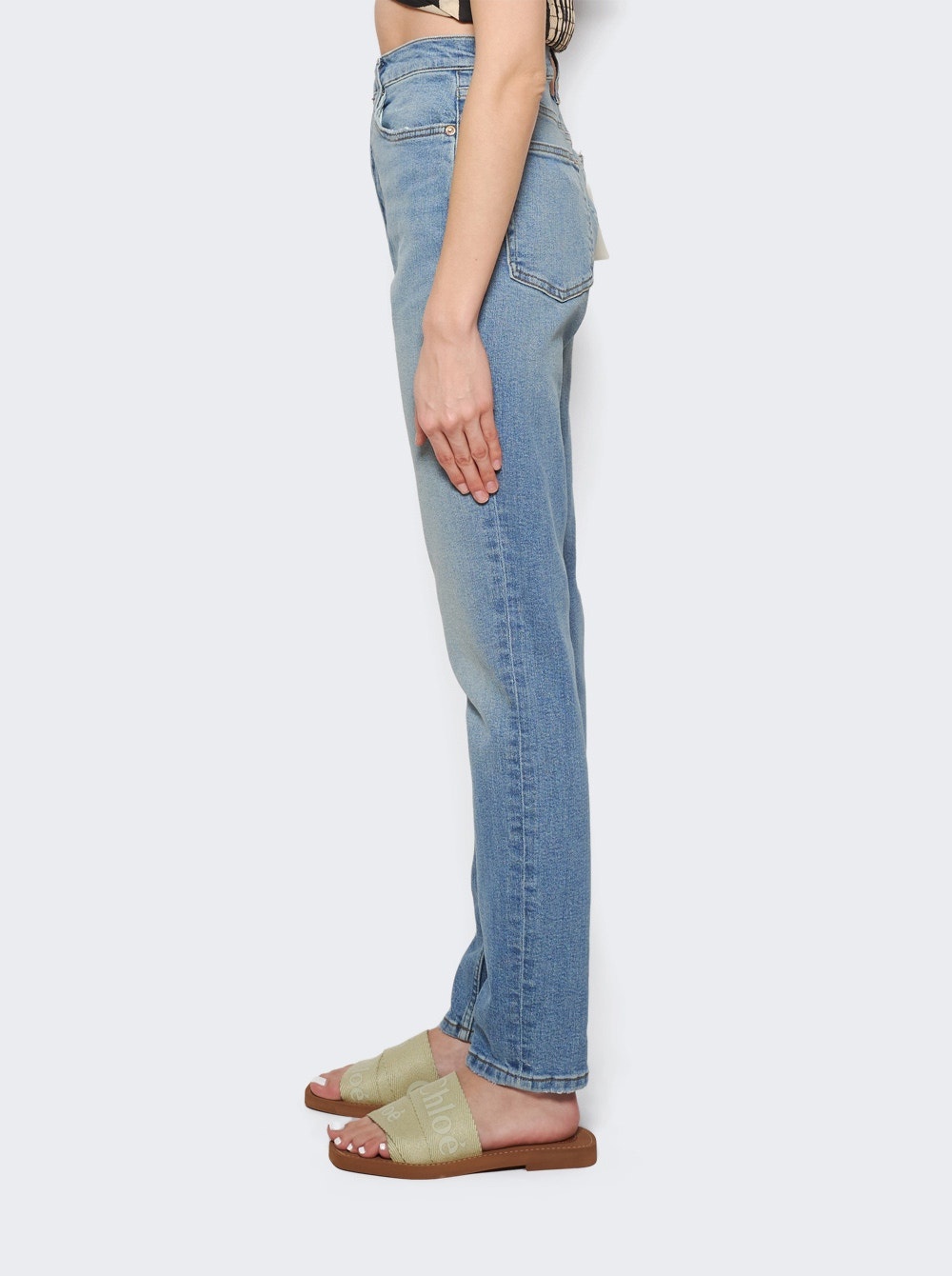 90s Ultra High Rise Skinny Jeans Dawn Blue - 4