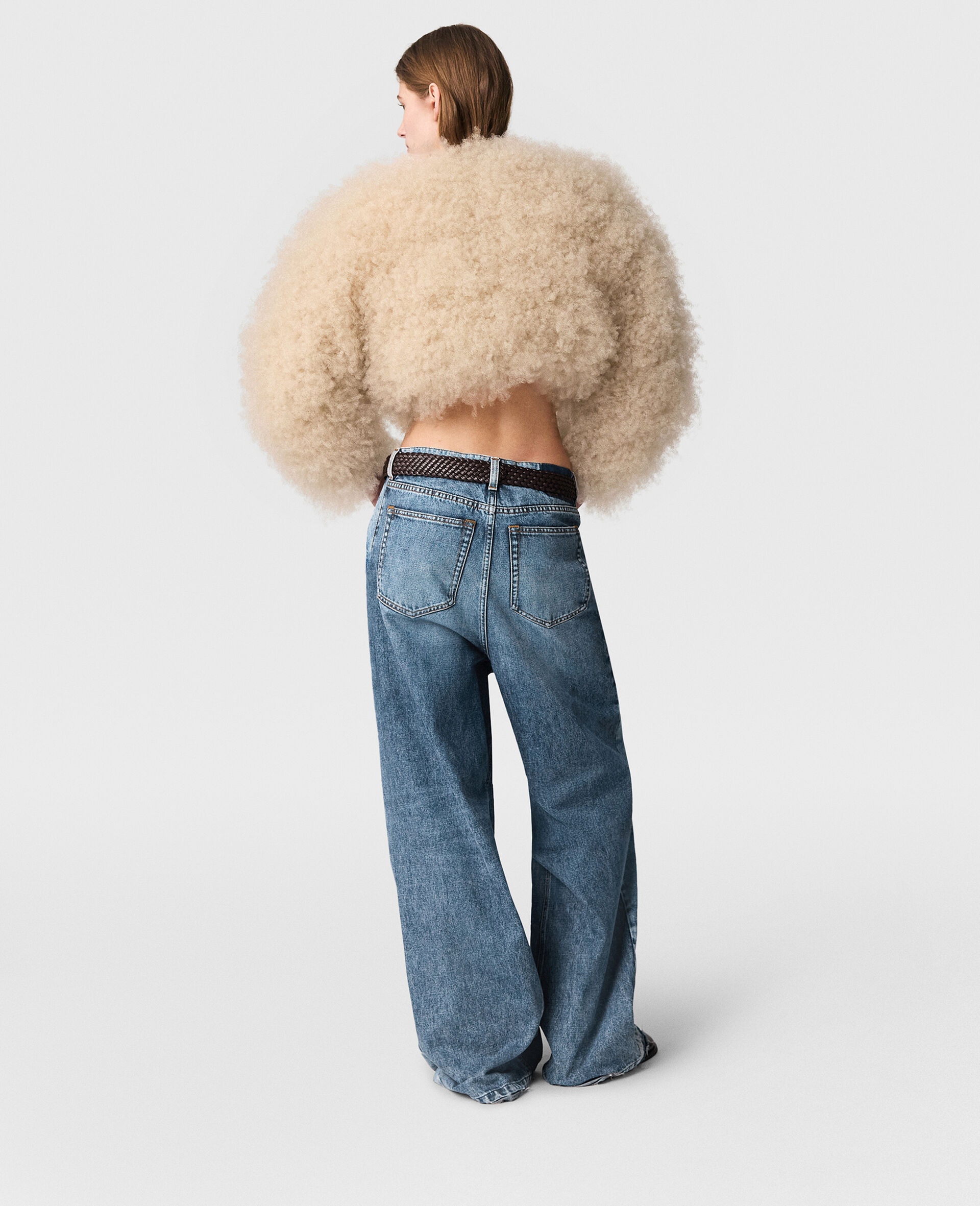 Fluffy Peekaboo Long-Sleeve Cardigan - 5