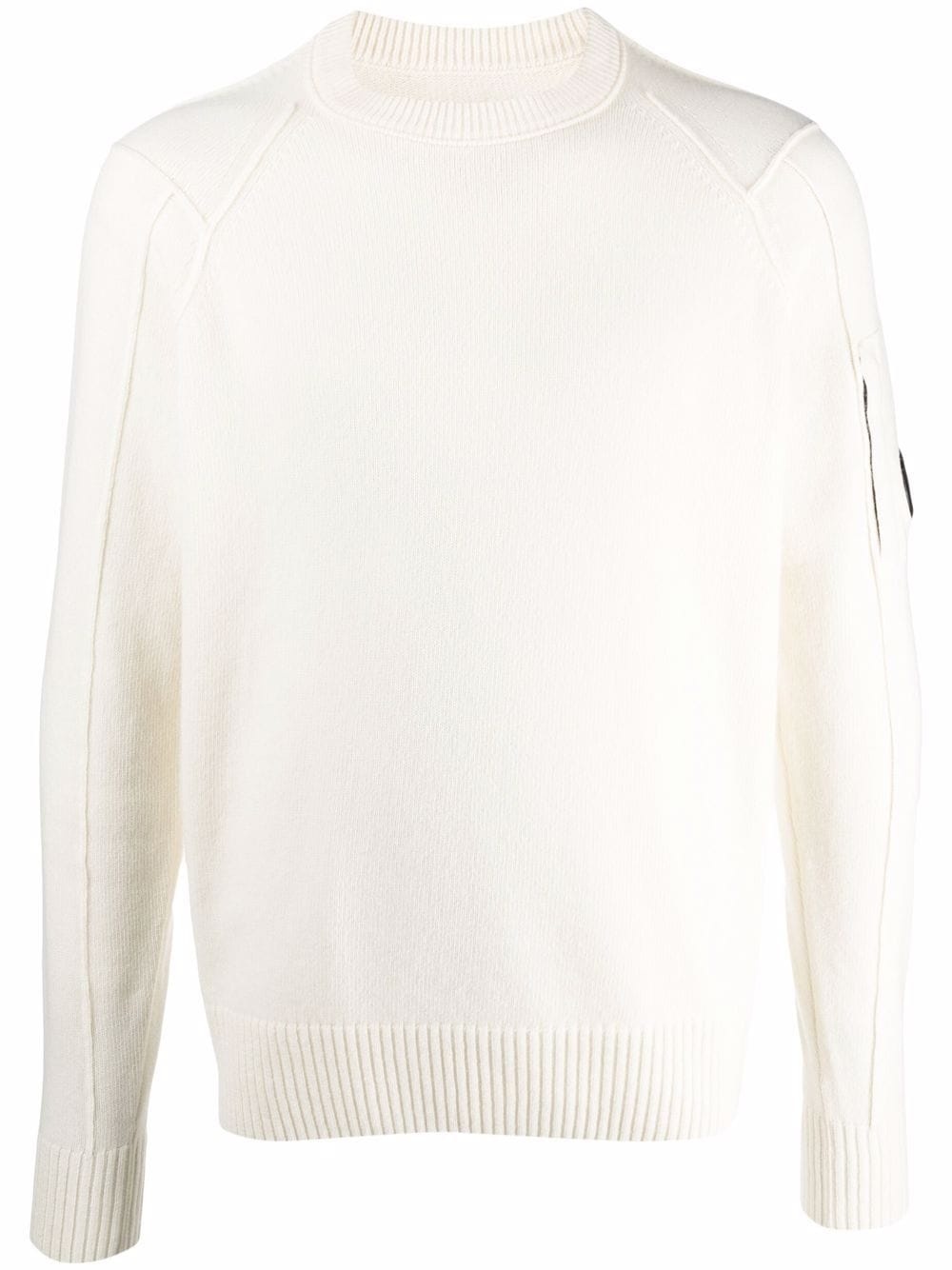 logo-sleeve jumper - 1