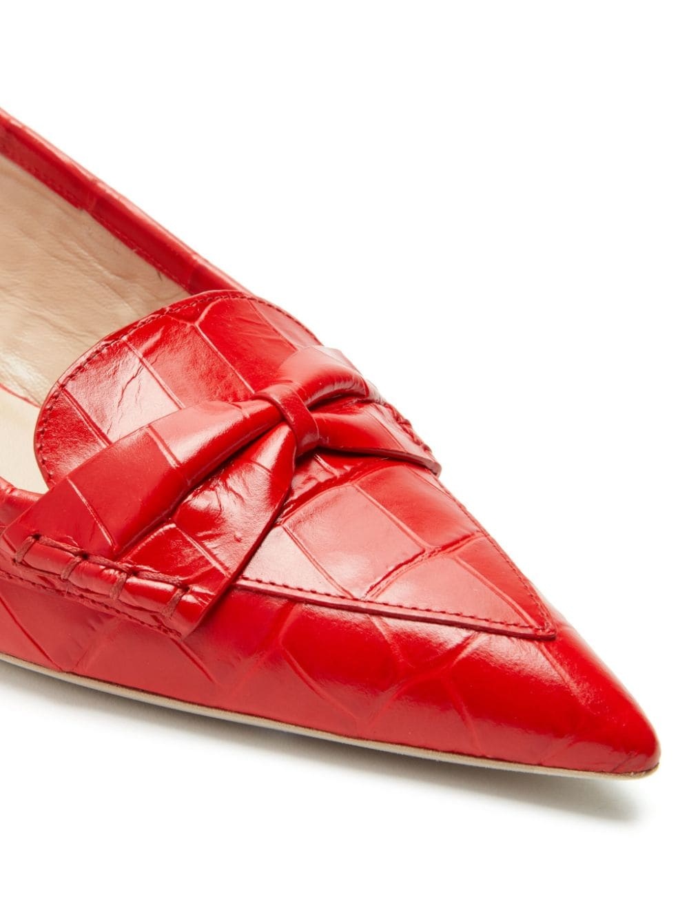 30mm bow slingback pumps - 4
