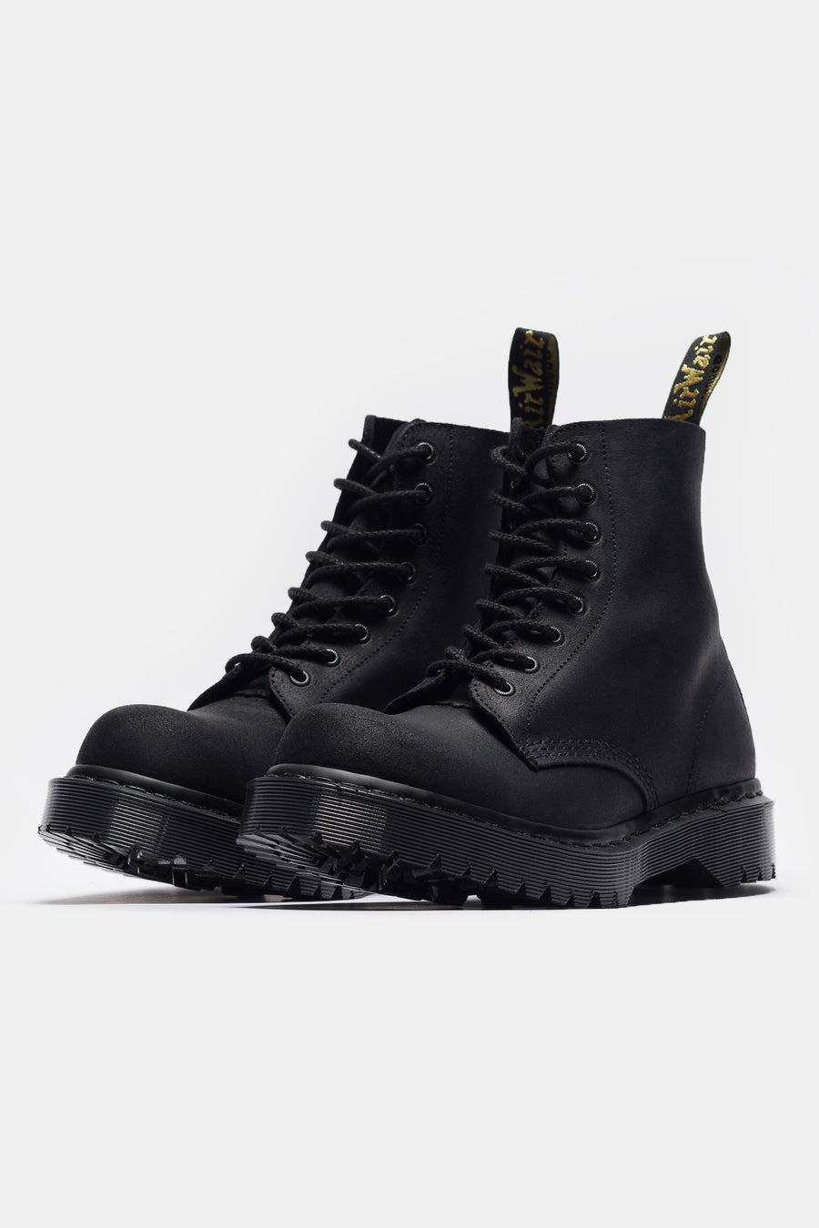 1460 Bex Bump Toe Boot in Black Wax Commander - 2