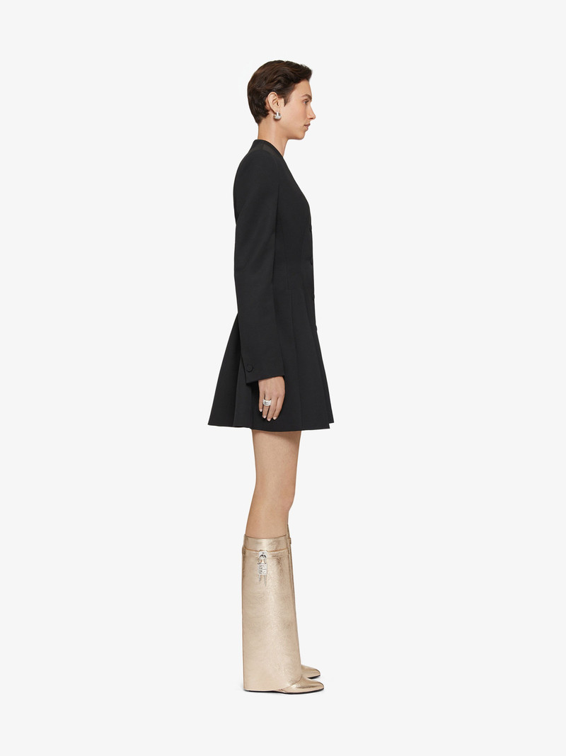 Givenchy SHARK LOCK BOOTS IN LAMINATED LEATHER outlook