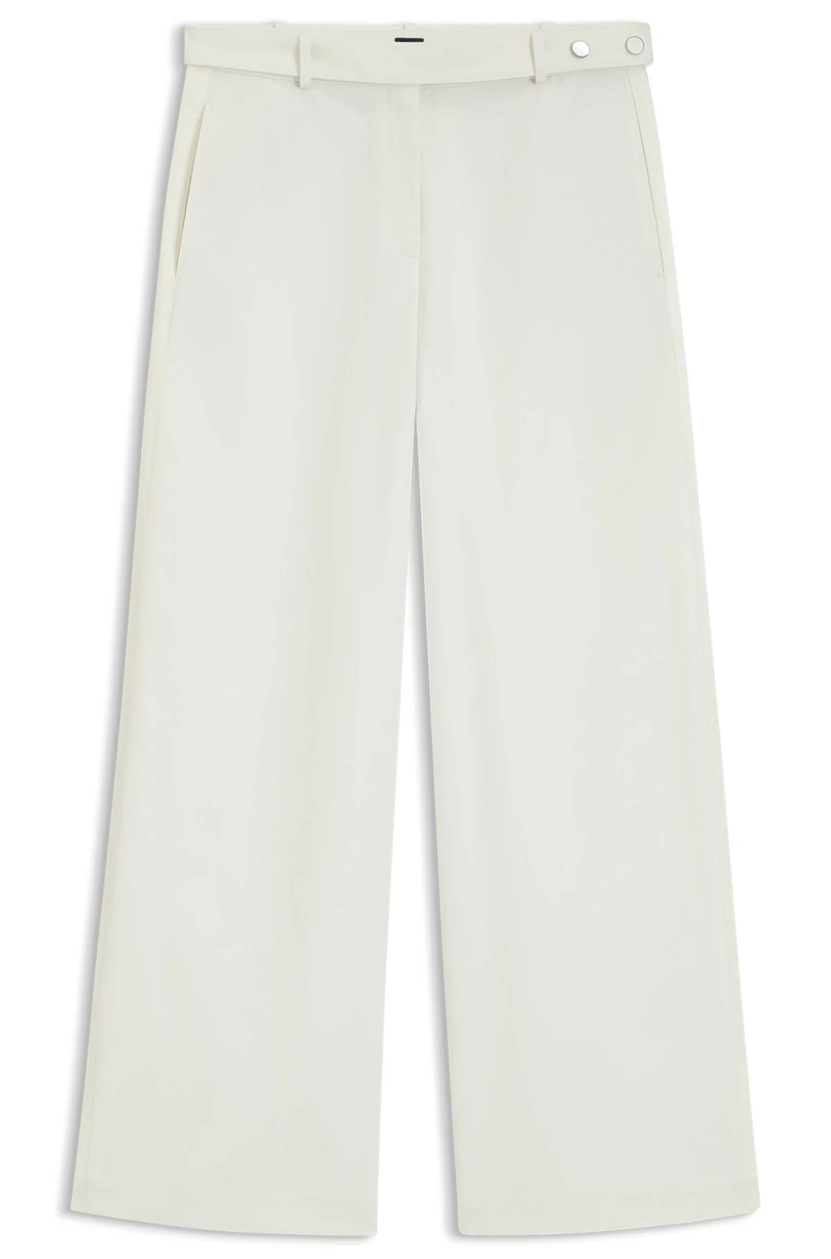 RELAXED-FIT TROUSERS IN COTTON CANVAS - 1