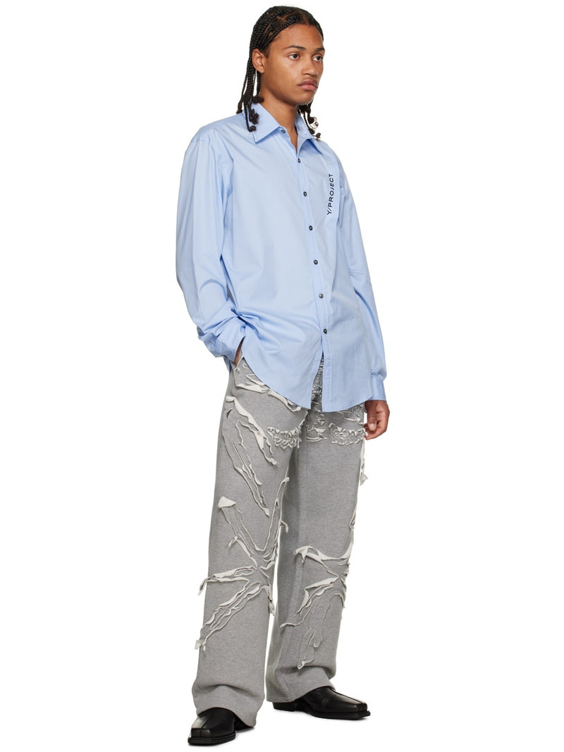 Y/Project Blue Pinched Shirt outlook
