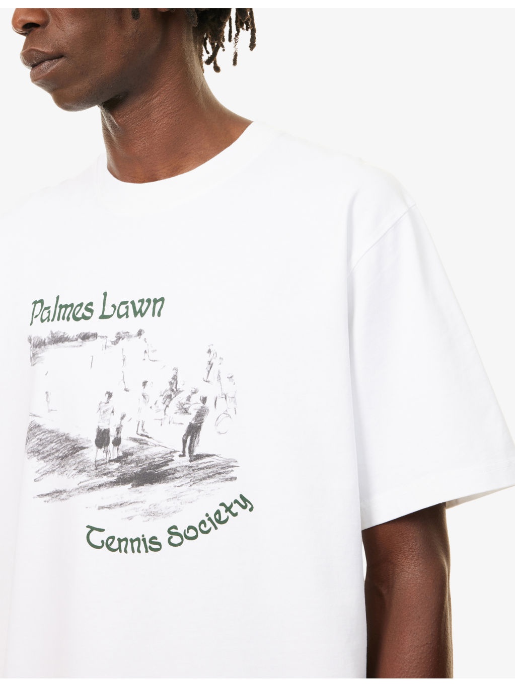 Graphic-Print Relaxed-Fit Cotton T-Shirt - 5