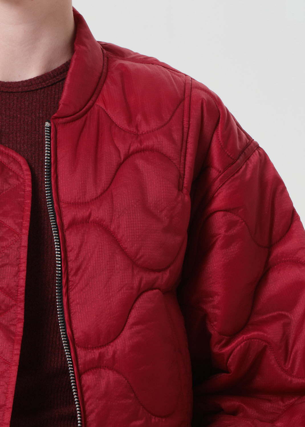 IONA QUILTED JACKET IN TOMATO - 6