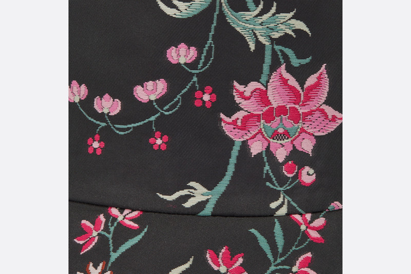 Teddy-D Dior Petites Fleurs Reversible Small Brim Bucket Hat 8