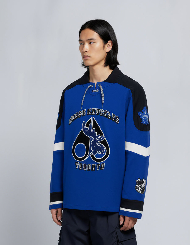 MOOSE KNUCKLES NHL X MOOSE KNUCKLES MAPLE LEAFS POLO outlook