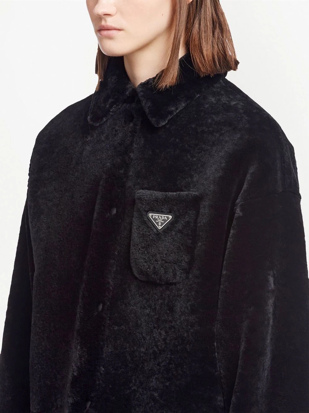 Triangle-logo reversible coat - 5