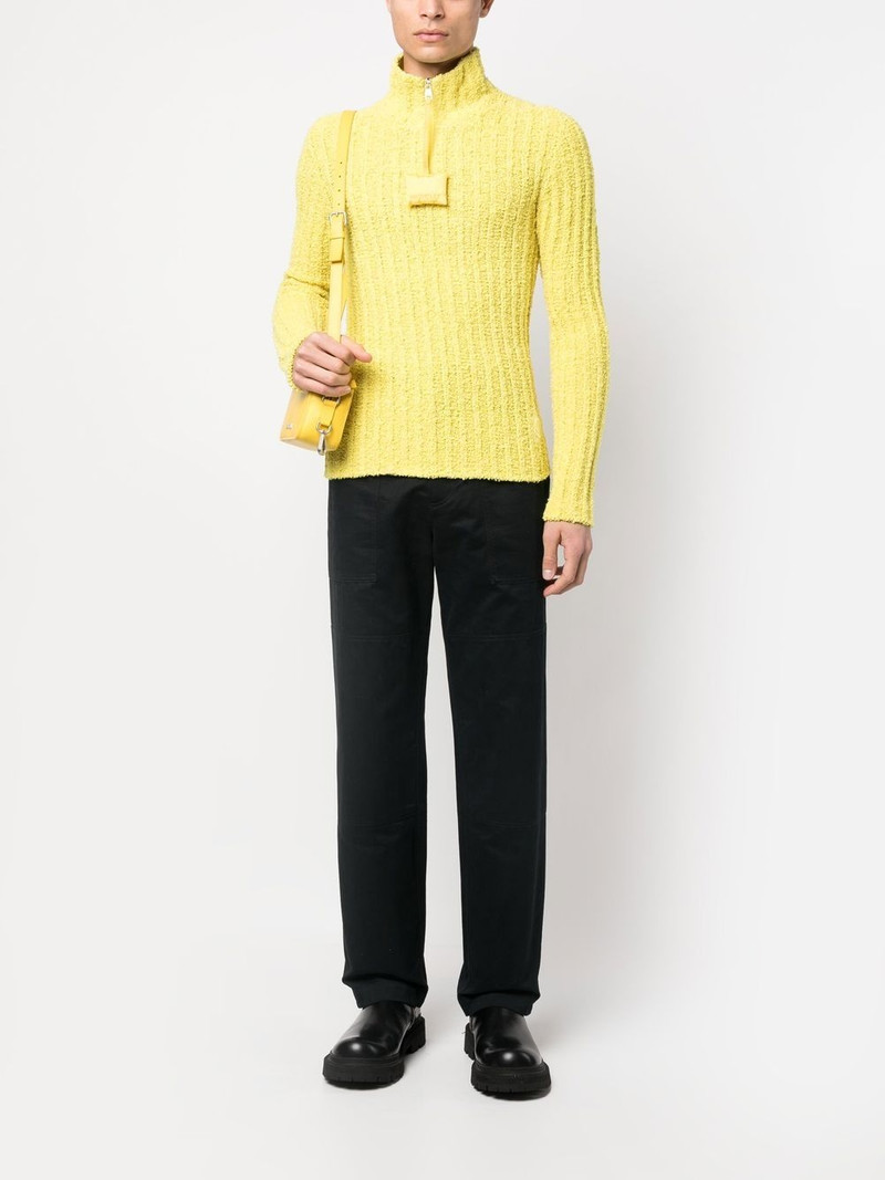 Moncler ribbed high neck jumper outlook