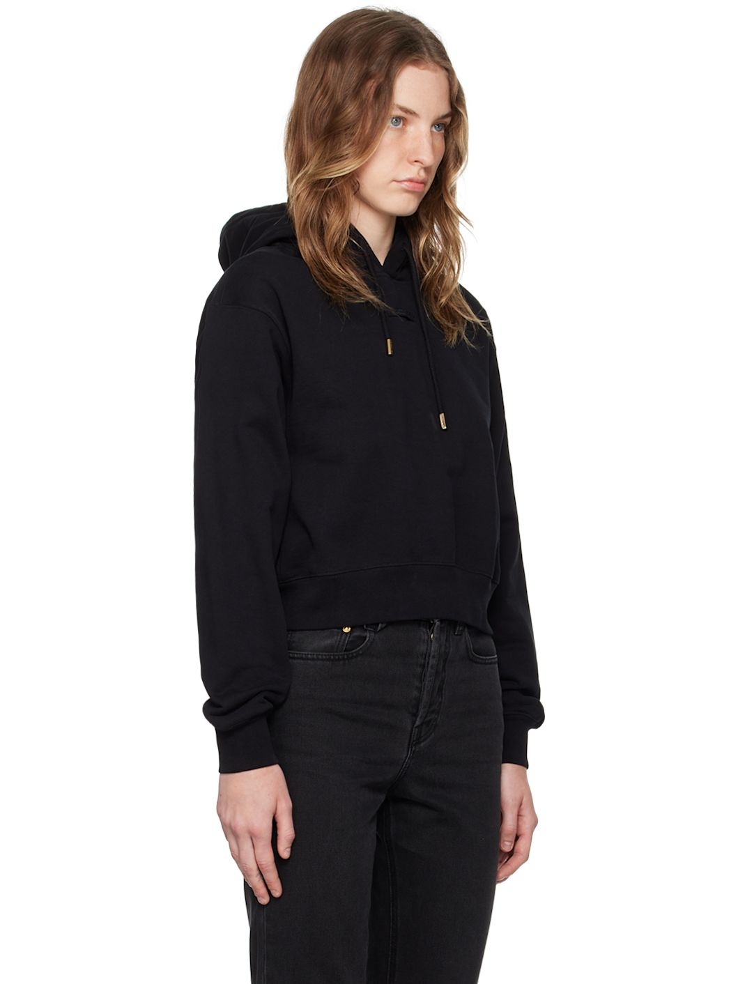 Black Les Classiques 'Le Hoodie Gros Grain' Hoodie - 2