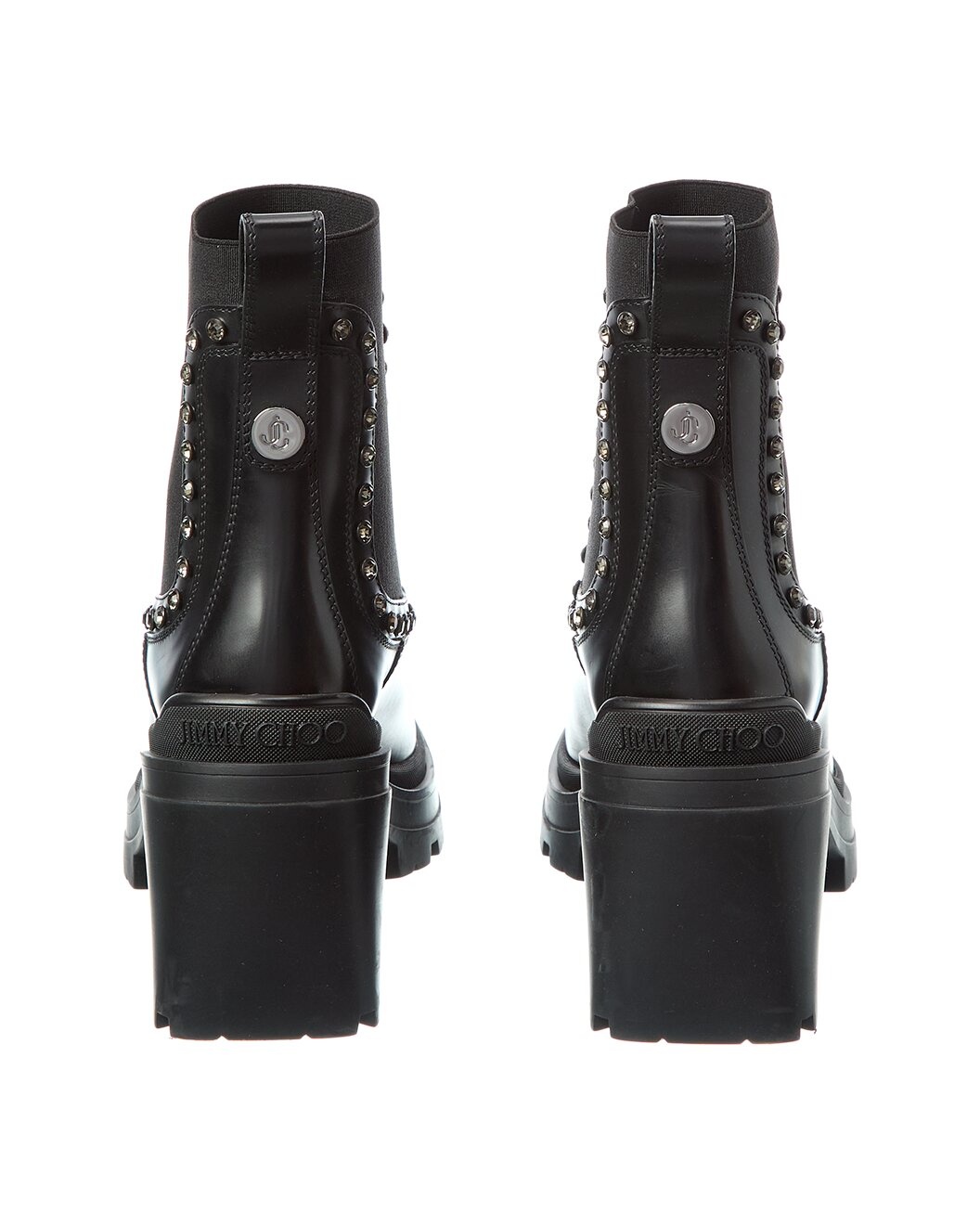 Jimmy Choo Veronique 80 Leather Bootie (Authentic Pre-Loved) - 3