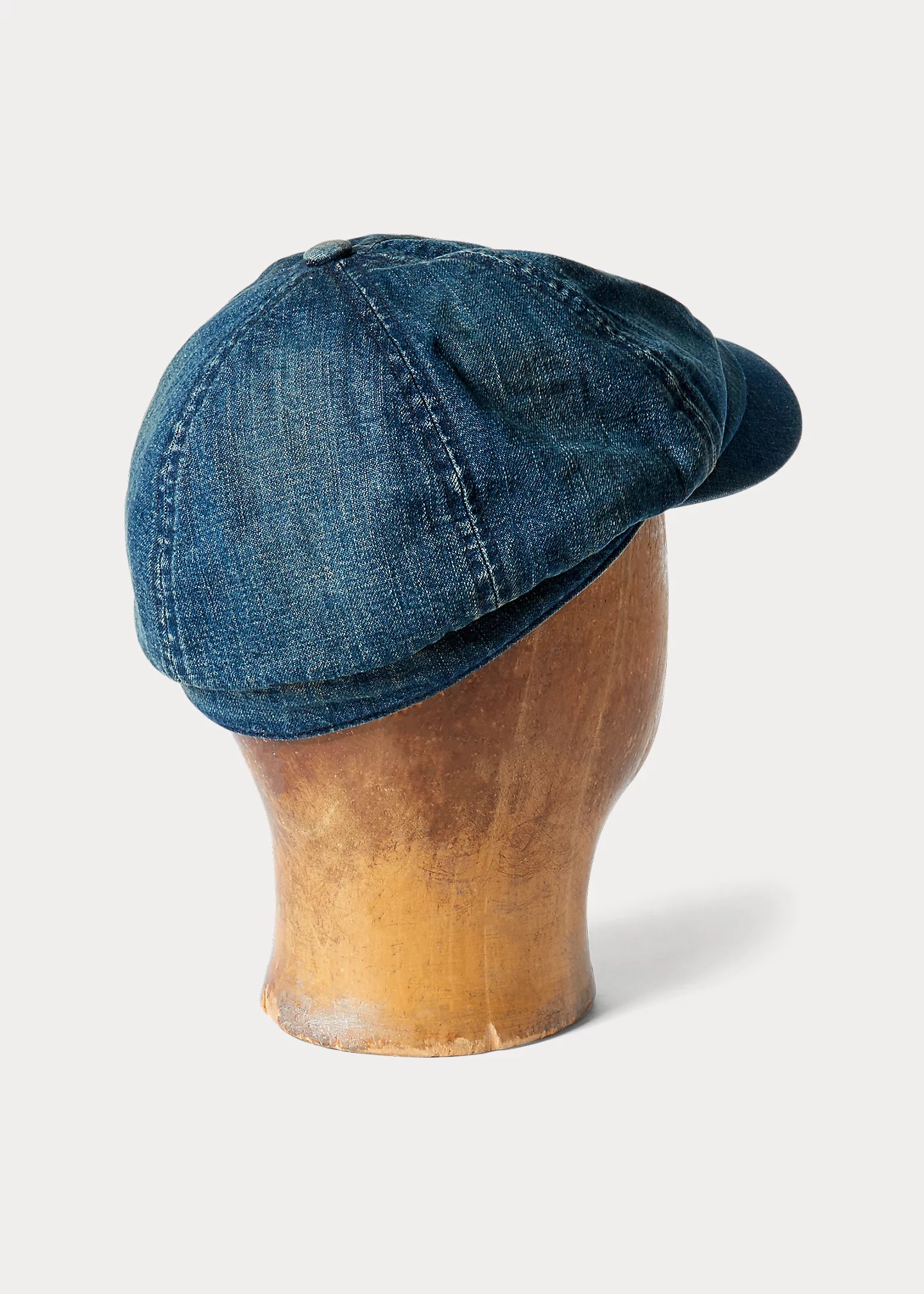 Indigo Denim Newsboy Cap - 2