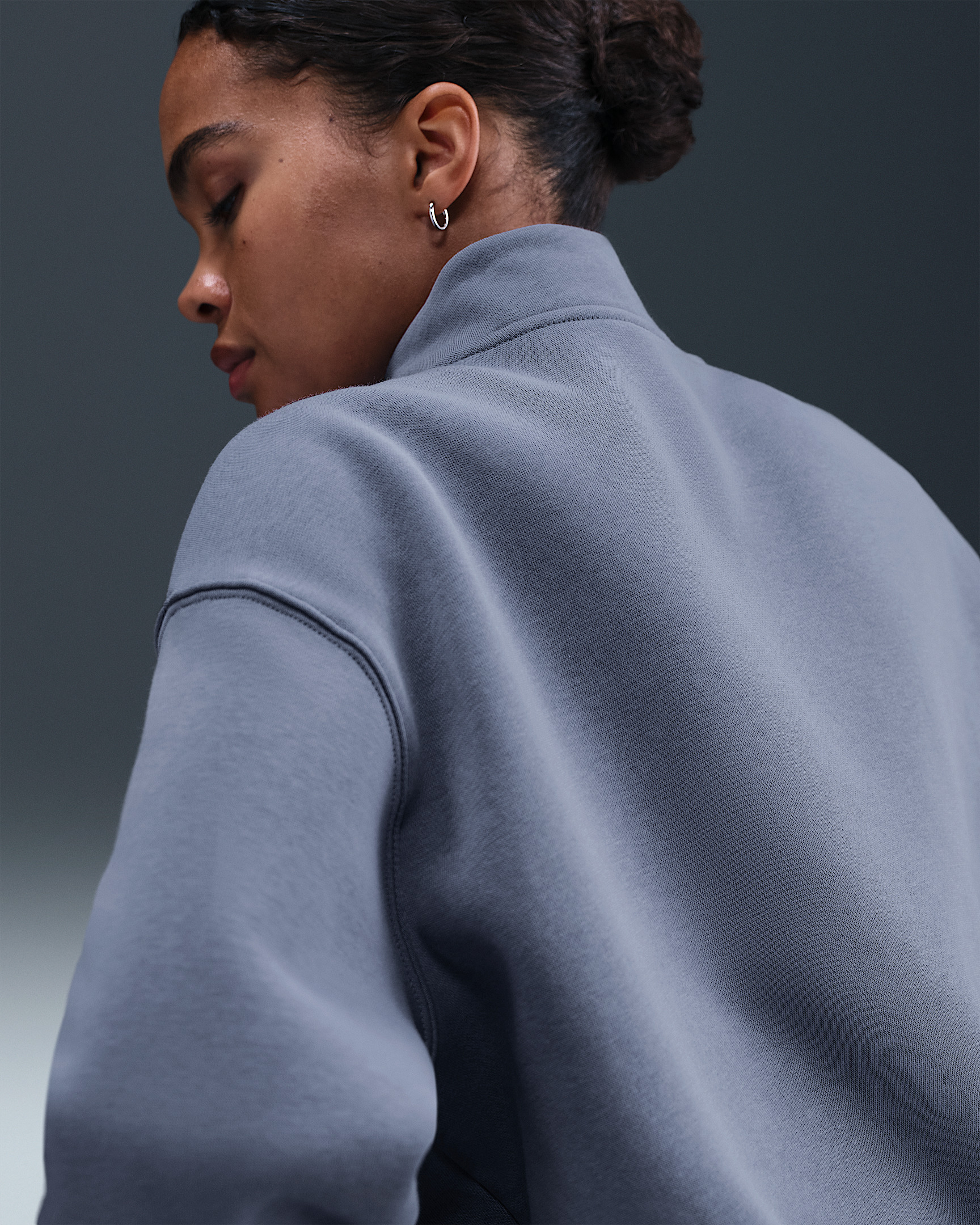 Nike Sportswear Phoenix Fleece Women's Oversized 1/4-Zip Long Sweatshirt - 2