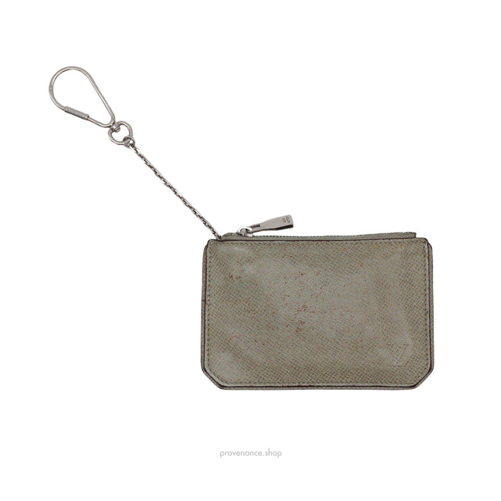 Louis Vuitton Key Cles Coin Pouch - Taiga Glacier Leather - 2