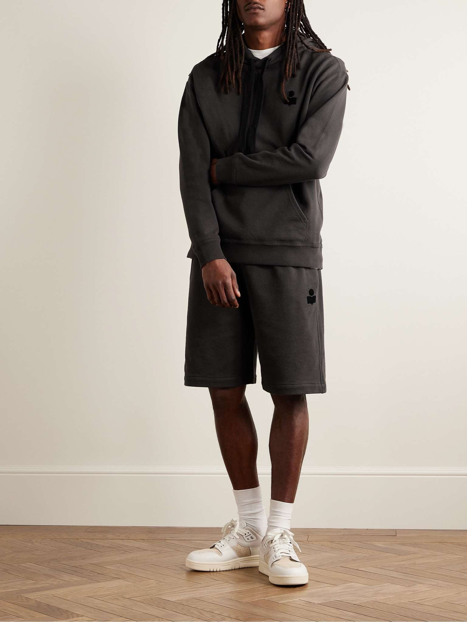 Mahelo Straight-Leg Cotton-Blend Jersey Drawstring Shorts - 2