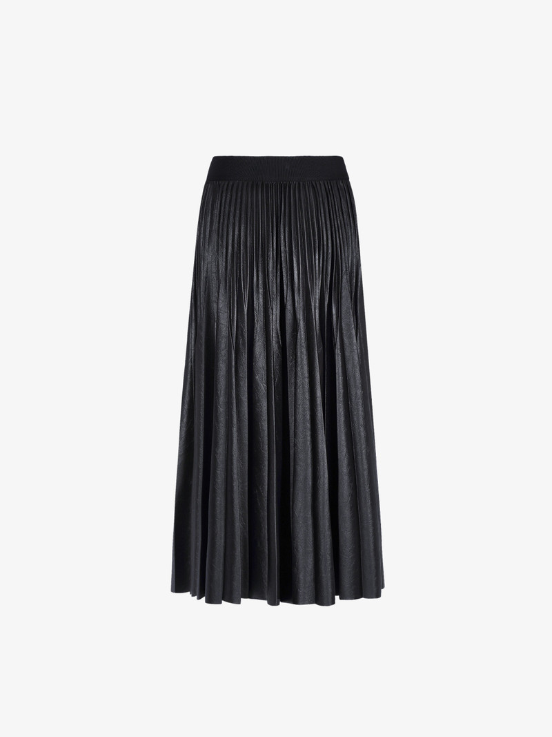 Givenchy Skirt in varnished pleated jersey outlook
