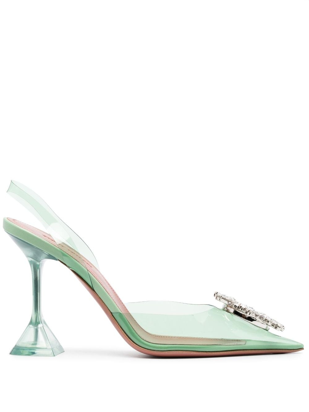 Begum 95mm crystal-embellished pumps - 1