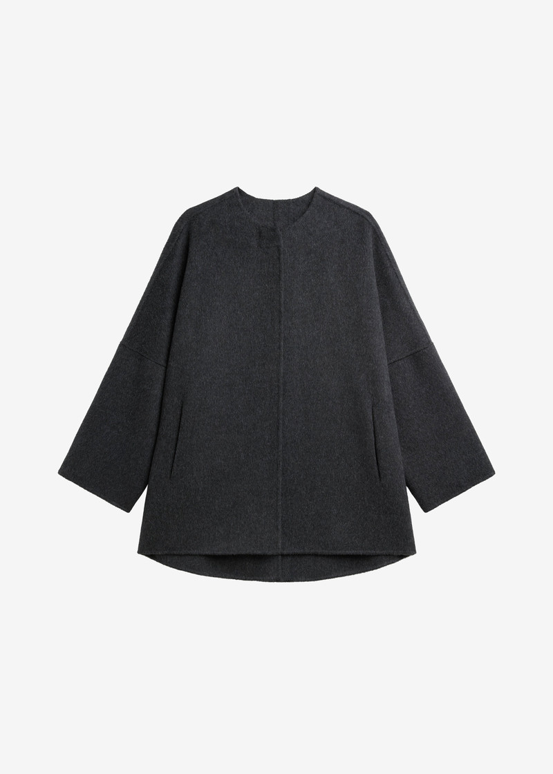 Altdorf Wool Coat - Charcoal 1