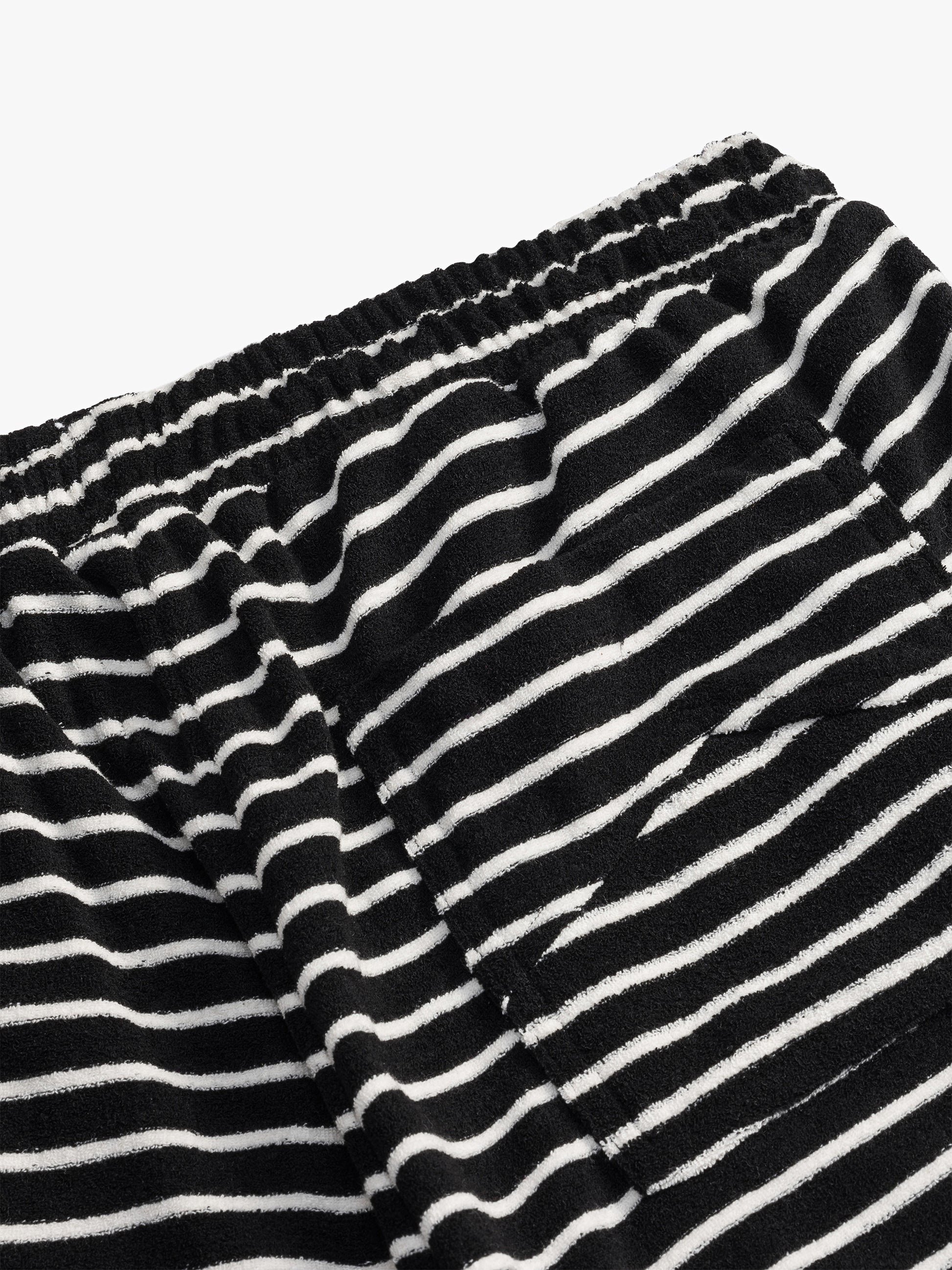 RHUDE STRIPE TOWEL SHORT - 3