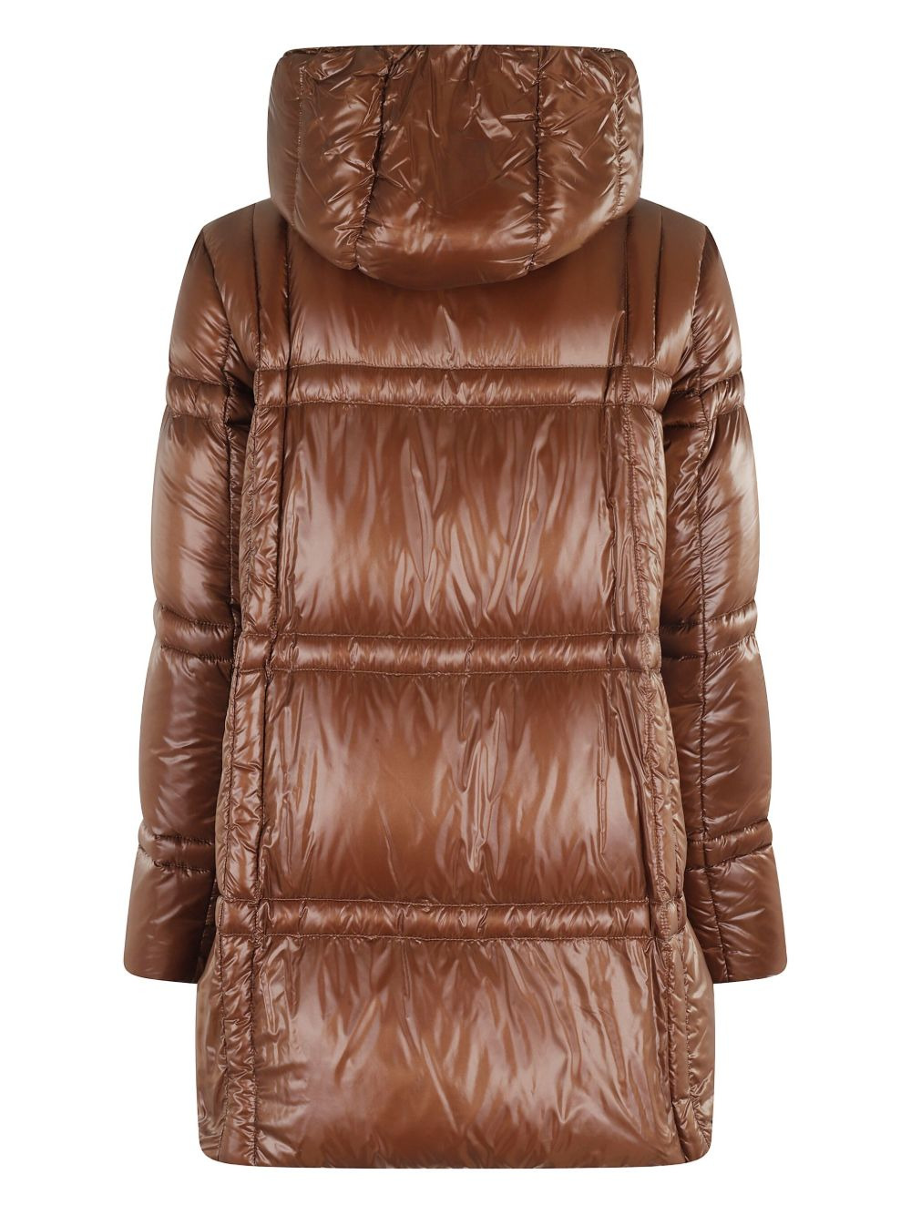 zip-up padded coat - 2