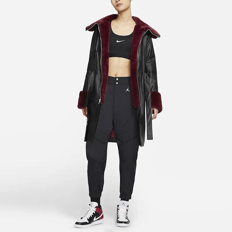 (WMNS) Air Jordan Coat 'Black' DC2606-010 - 4