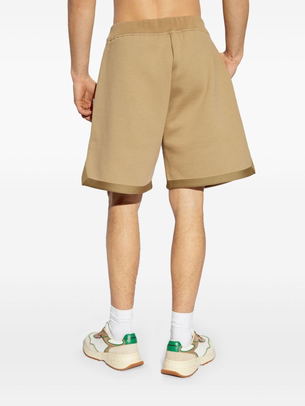 printed track shorts - 4