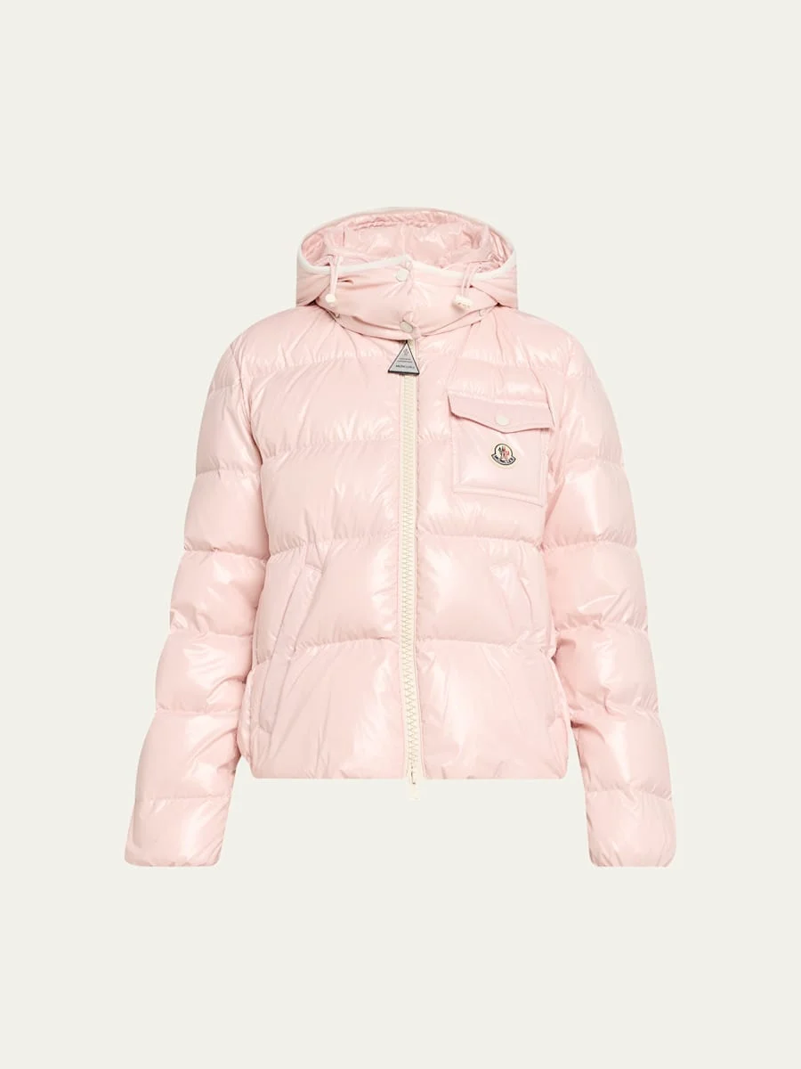 Andro Hooded Short Down Jacket - 1