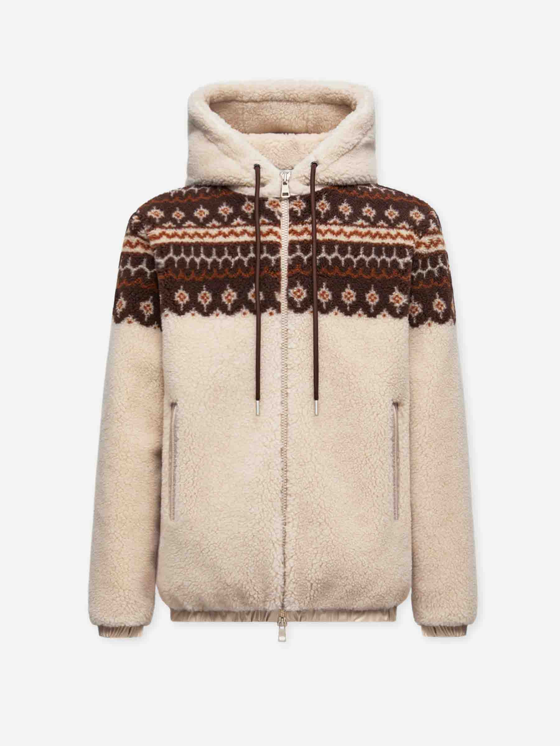 HOODED ZIP SWEATSHIRT - 1