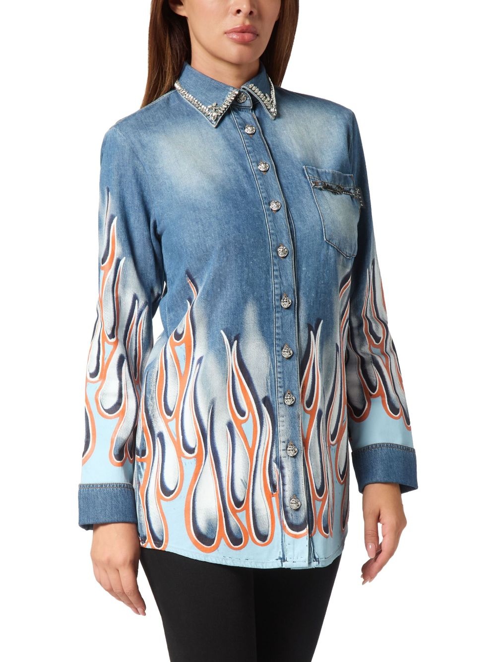 Flame Racing denim shirt - 2