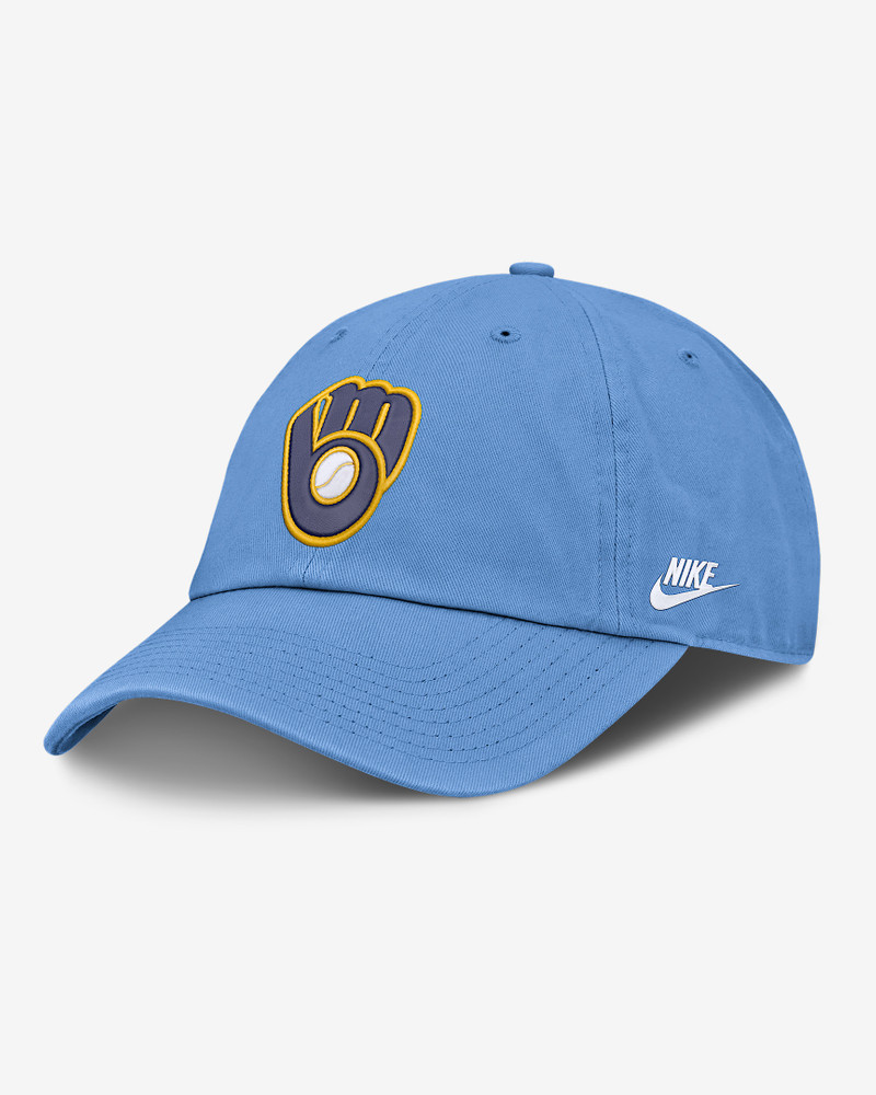 Milwaukee Brewers Cooperstown Club Men’s Nike MLB Adjustable Hat 1