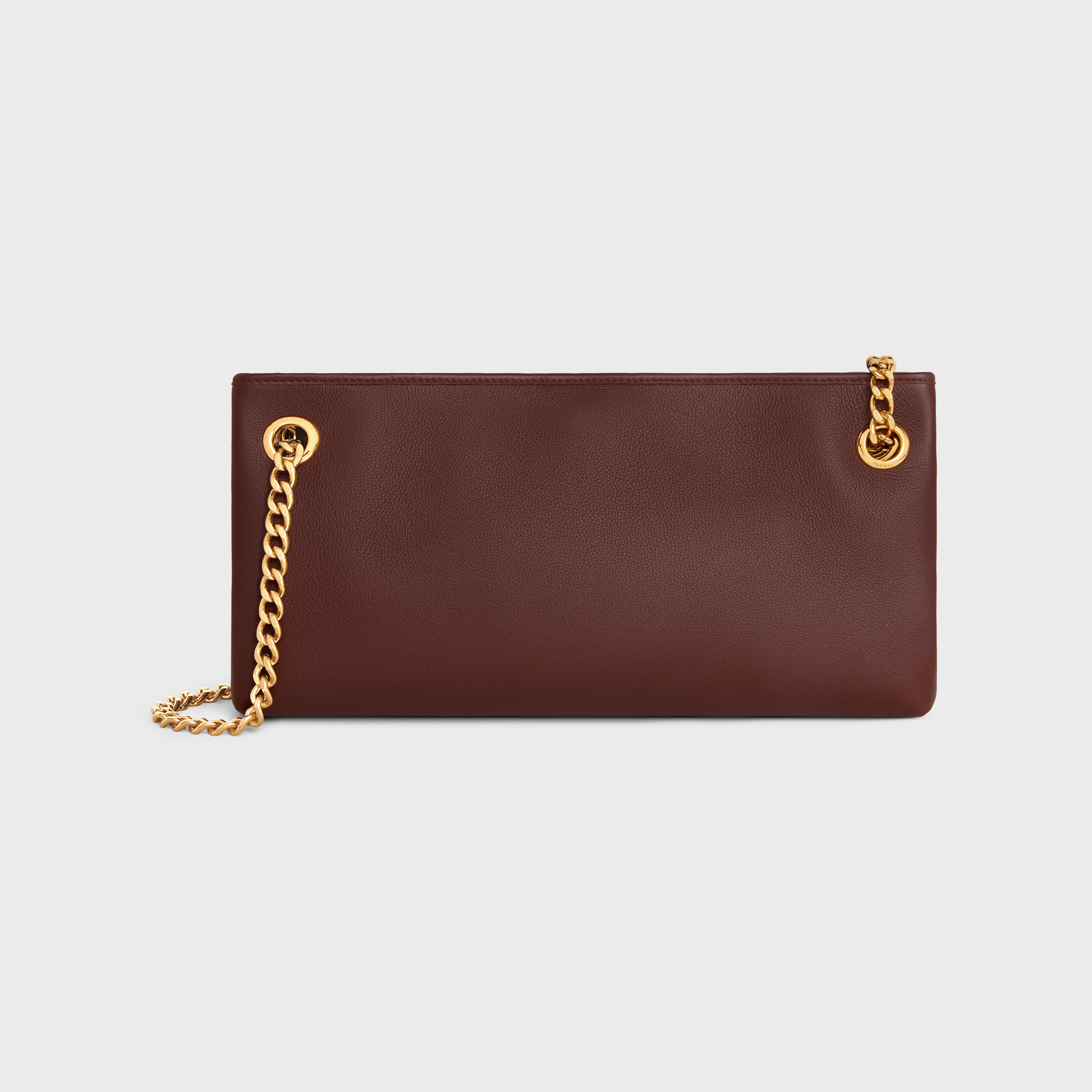 Small bucket cuir Triomphe in smooth calfskin with Triomphe embroidery -  CELINE