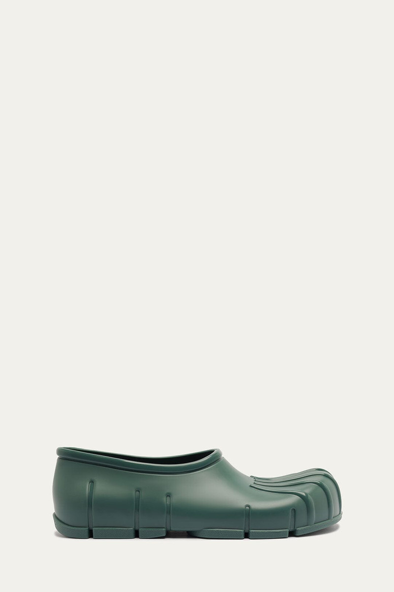 Forest Green Monstera Rain Shoe 1