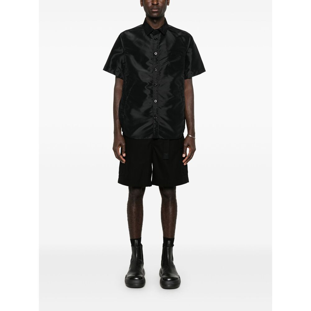 Sacai Black Shirts Men - 4