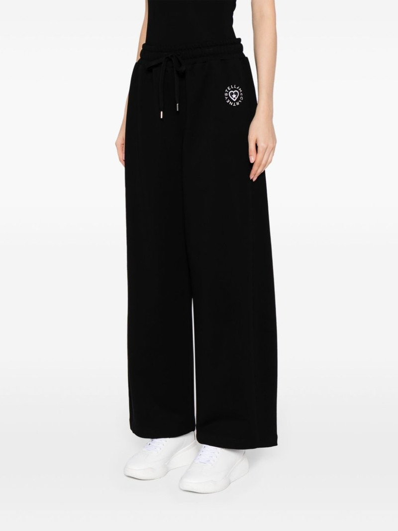 logo-patch cotton track pants 3