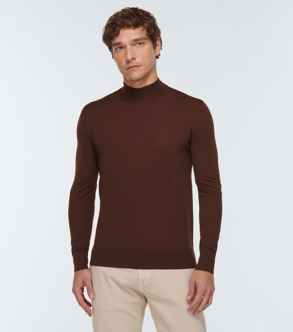 Virgin wool turtleneck sweater - 3