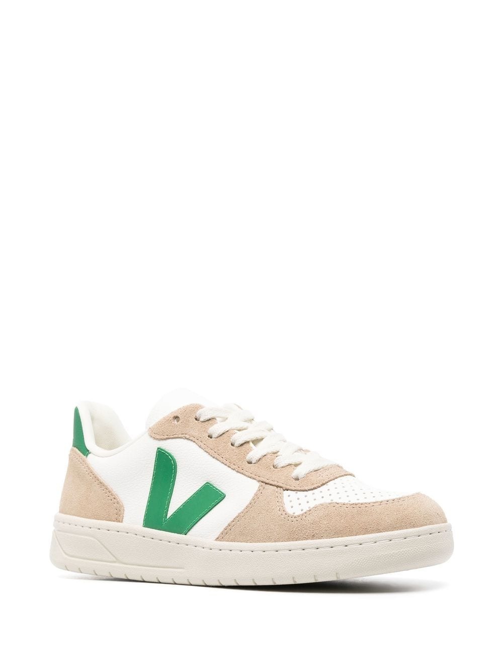 logo-patch lace-up sneakers - 2