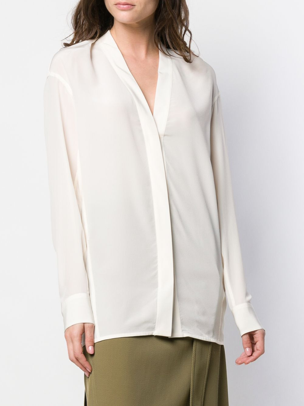 V-neck blouse - 3